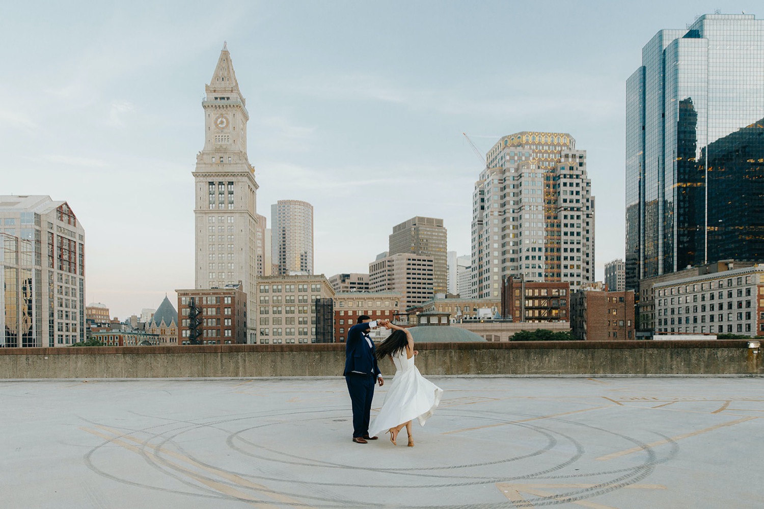 An-elopement-at-the-Arnold-Arboretum-in-Boston.-Rooftop-couples-session-intimate-nontraditional-wedding