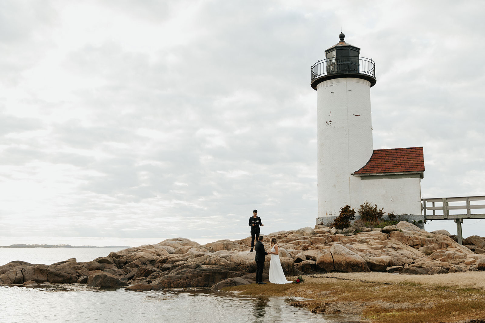 Annisquam Lighthouse Elopement in New England