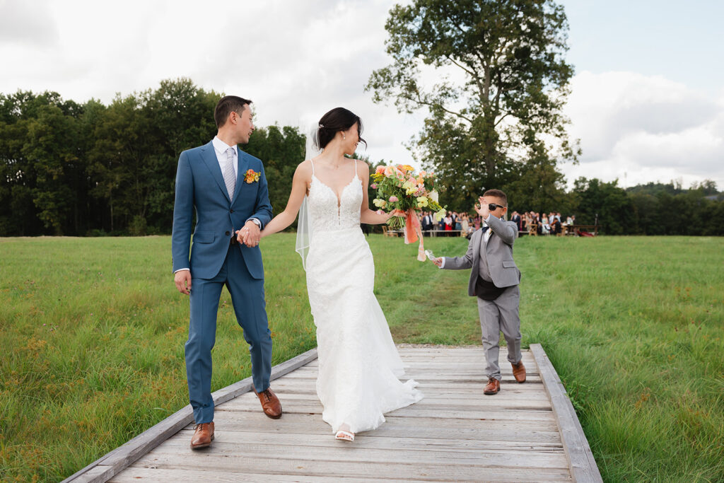 Brie & Jeff's Northampton wedding at Valley View Farm in Haydenville, Massachusetts. 