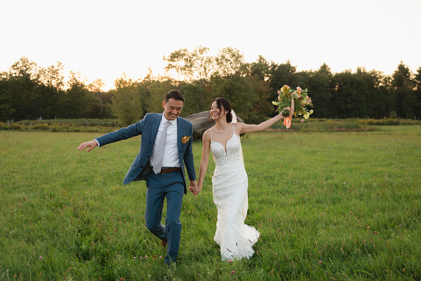 Northampton wedding at Valley View Farm in Haydenville, Massachusetts.