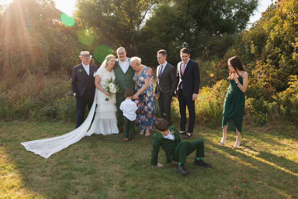 Micro Wedding at Moore House Quonset Hut in Tiverton, RI