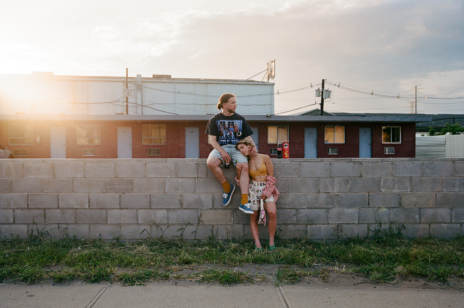 Jersey City Motel Couples Session on all film