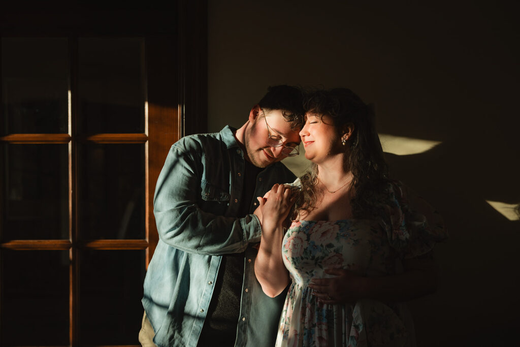 Joshua & Cadence's Winter proposal at Mirbeau Inn in Plymouth Massachusetts was nothing short of magical.