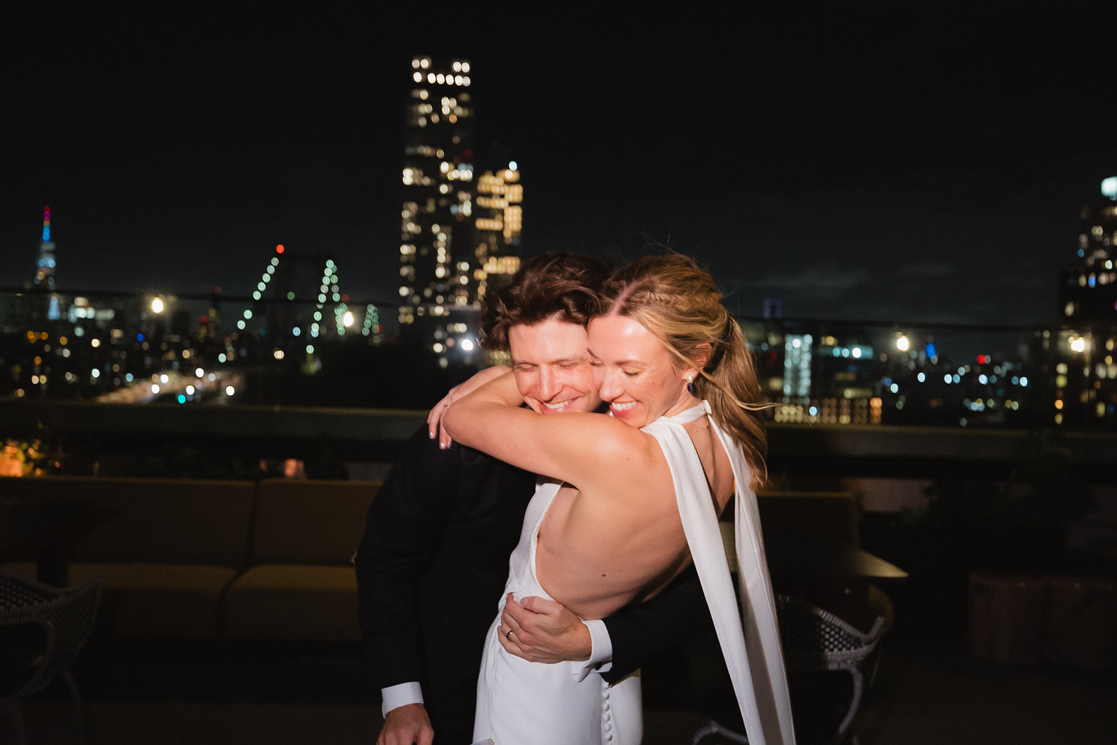Rooftop Brooklyn wedding at Lillistar BK at the Moxy Hotel in Williamsburg